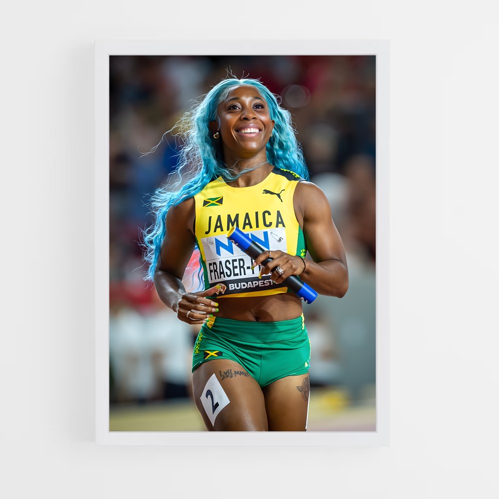 Poster Sprinting Queen – affiche Athlétisme (vue 3)